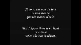 Andrea Bocelli - Con Te Partiro (English lyrics translation)