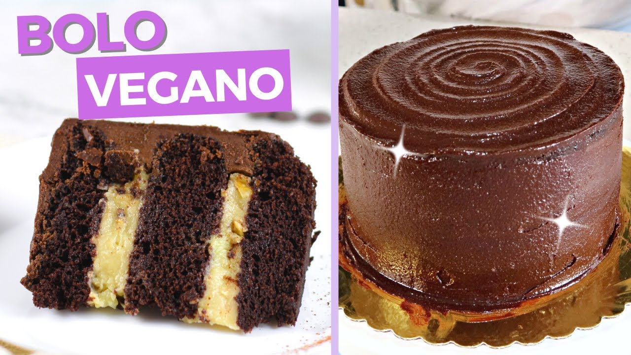 BOLO de ANIVERSÁRIO SIMPLES e FÁCIL VEGANO (molhadinho, macio e LINDO)