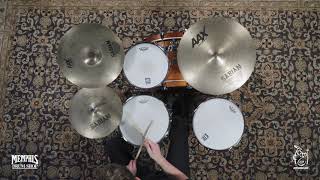 Video thumbnail for Used Sabian 14" AA Rock Hi-Hats - 1143/1486g (U21403-1062321M) by Memphis Drum Shop