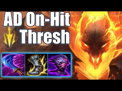 The POWER of AD On-Hit Thresh - Wit's End Lethal Tempo Thresh Top vs Vladimir - League of Legends