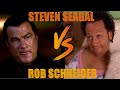 Steven Seagal Vs Rob Schneider History S Most Important Battle Winner Sucks Less