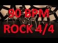 90 BPM ROCK 4 4 Drum Track Metronome Drum Beat