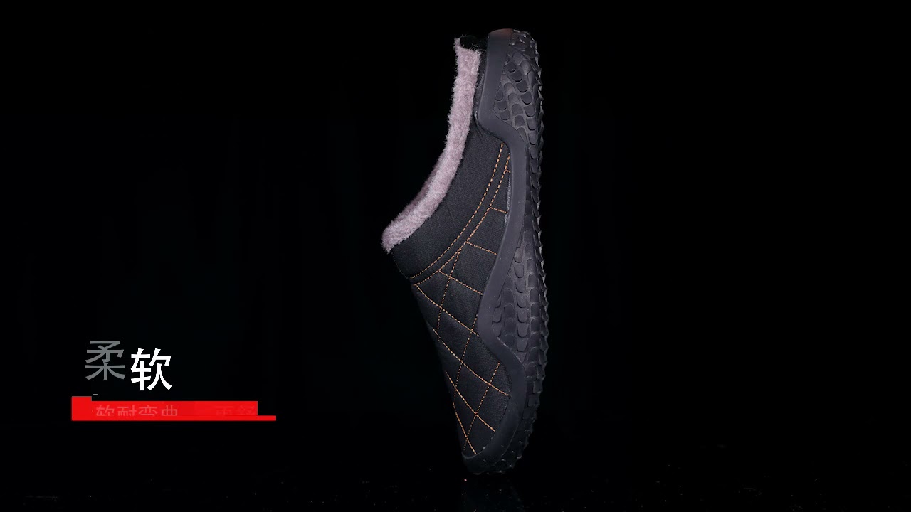 Men Winter Cotton Slippers Outdoor Shoes Waterproof Cold Proof Casual Warm Plush Shoes Plus Size