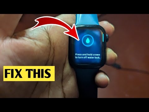 Fix "Press and hold Crown to turn off water lock" issue on Apple Series Watch