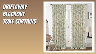 REVIEW (2026): DriftAway Blackout Toile Curtains. Features