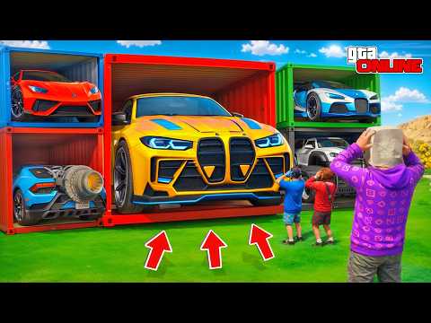 ВЫБИЛ САМУЮ ГИГАНТСКУЮ БМВ ИЗ КОНТЕЙНЕРА! ОТКРЫЛИ ГИГАНТ КОНТЕЙНЕРЫ | БИТВА ЗА КОНТЕЙНЕРЫ В ГТА 5