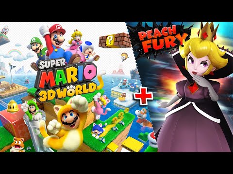 Super Mario 3D World + Peach Fury - Full Game Walkthrough (HD)