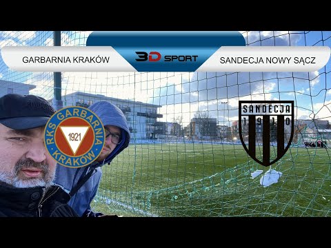 Sparing: Garbarnia Kraków - Sandecja Nowy Sącz [karne]. 2023-02-04