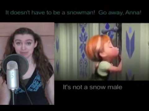 Google Translate Sings: "Do You Want to Build a Snowman" from Frozen (PARODY)