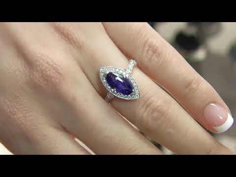 GR002 Gemstone Engagement Ring