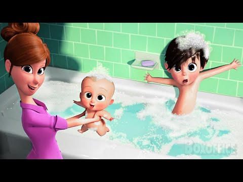 Ein Bad mit dem neuen kleinen Bruder nehmen | The Boss Baby | German Deutsch Clip