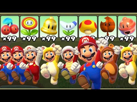 Super Mario 3D World - All Power-Ups