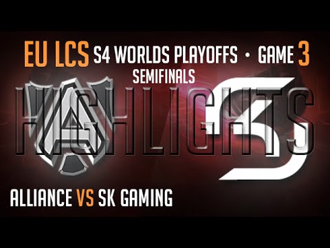 Alliance vs SK Gaming Game 3 Highlights Semifinal S4 Worlds Playoffs Summer 2014 ALL vs SK G3