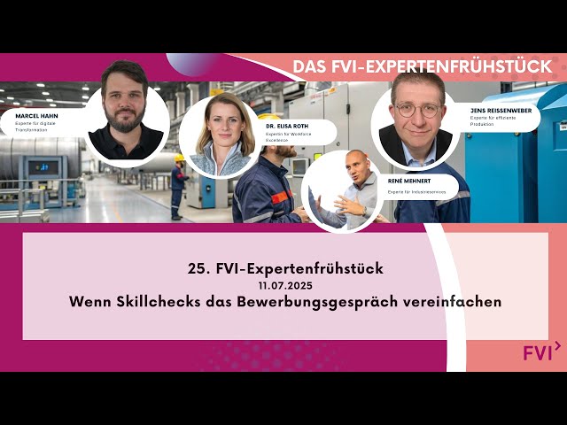 25. FVI-Expertenfrühstück