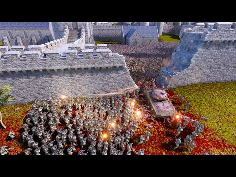 Can 1000 Special Forces Reclaim the Castle Sol from Zombies?? - Ultimate Epic Battle Simulator 2