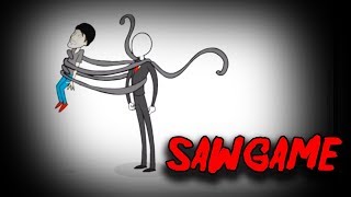 SLENDER MATA A TOWN | Youtubers Saw Game 3 parte 3