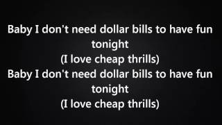 Sia - Cheap Thrills Ft. Sean Paul [Lyrics] |New 2016|