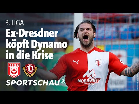 Hallescher FC - SG Dynamo Dresden 3. Liga Highlights, 28. Spieltag | Sportschau