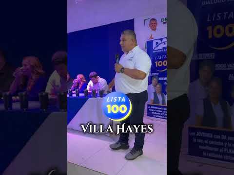 ✅ Villa Hayes está con Dionisio Amarilla Lista 1️⃣0️⃣0️⃣