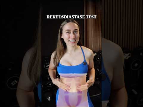 Rectal diastasis self-test for home