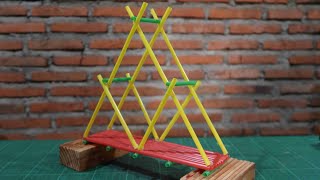 How to make a bridge from straws #178