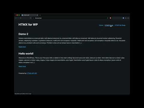 Hypermedia API for WordPress Demo