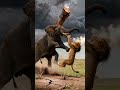 Epic Elephant Vs Lion Battle Ultimate Savanna Fight Most Intense Animal Fight Animals