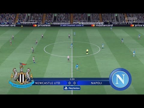 Newcastle United vs Napoli UEFA Champions League 2023 - FIFA 22 Gameplay FULL HD
