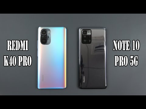 Xiaomi Redmi K40 Pro vs Redmi Note 10 Pro 5G | SpeedTest and Camera comparison