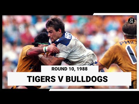 Balmain Tigers v Canterbury-Bankstown Bulldogs | Round 10, 1988 | Match Replay | NRL Throwback