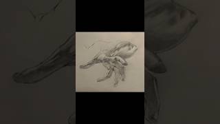 30分で左手のデッサンを描いた #絵 #お絵描き イラスト