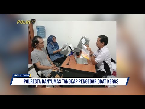 POLRESTA BANYUMAS BEKUK PENGEDAR OBAT KERAS