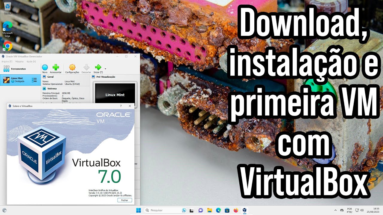 Download e instalação do VirtualBox com criação da primeira máquina virtual no Windows 11