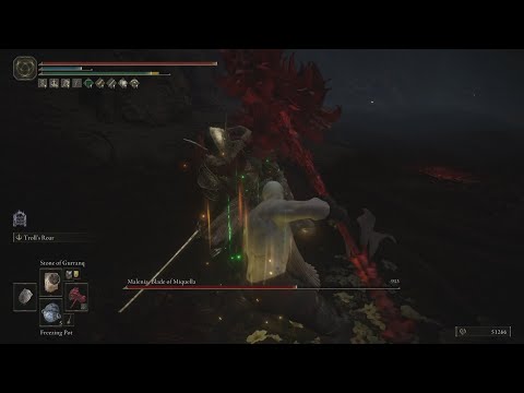 Elden Ring - Malenia, Blade of Miquella Vs Troll's Roar & Giant Hunt [NG, Solo, No Hit]