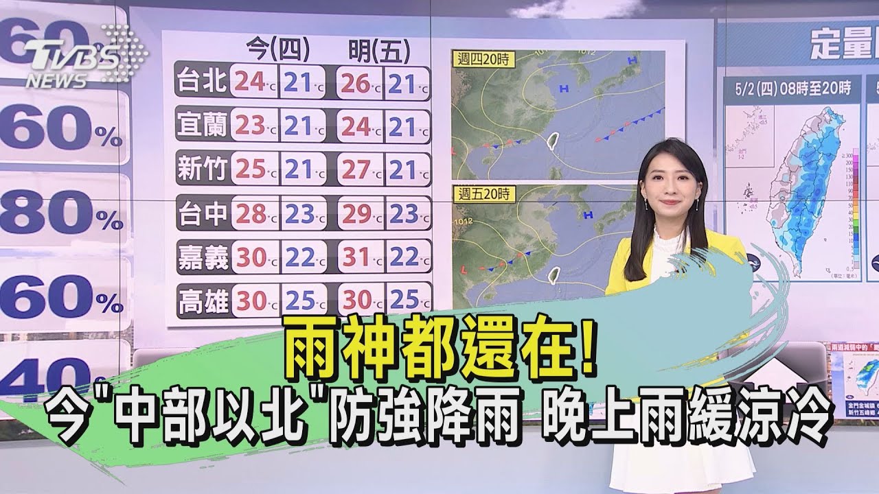 雨神都還在！今「中部以北」防強降雨　晚上雨緩涼冷