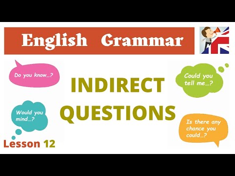 Indirect Questions – English Grammar lesson
