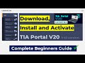 TIA Portal V20 Download Installation Aktivierung Der Testversion Anleitung Für Anfänger