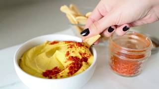 Hummus de Garbanzos al Curry en tu Turboblender