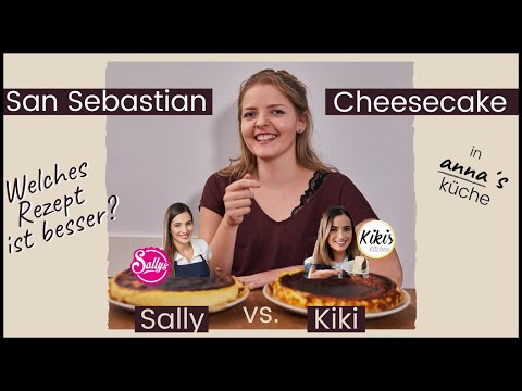 San Sebastian Cheesecake - which recipe is better? Sally's World vs. Kiki's Kitchen | in Anna's K...