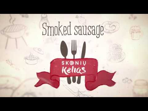 How to make Smoked sausage. Localtaste.lt