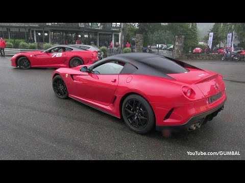 Ferrari 599 GTO - Accelerating on the Track!