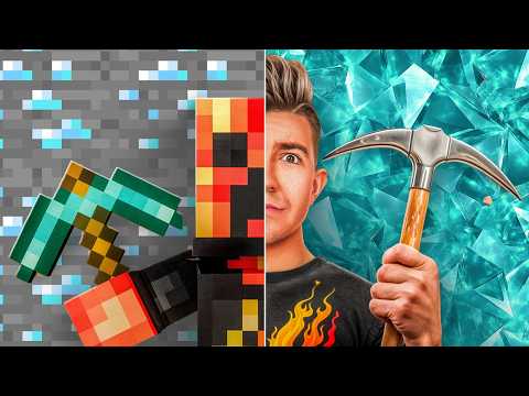 Mining MINECRAFT Blocks in Real Life!
