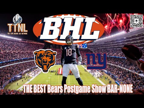 Chicago Bears vs. New York Giants Wk.10  | TTNL Network Bears Hour Live
