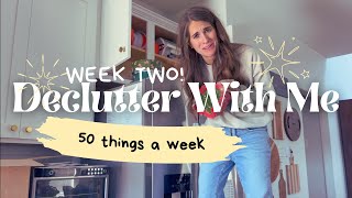 Declutter With Me WEEK TWO: Can I Find 50 Things In My Kitchen?!