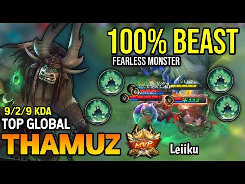 THAMUZ BEST BUILD 2022 | TOP GLOBAL THAMUZ GAMEPLAY | MOBILE LEGENDS✓