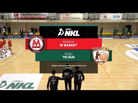 URBO-NKL apžvalga: Mažeikių „M Basket“ – „Telšiai“ [2025-12-11]