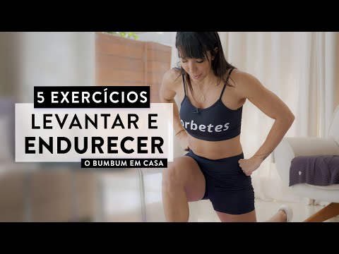 5 exercícios para LEVANTAR e ENDURECER o Bumbum - Carol Borba
