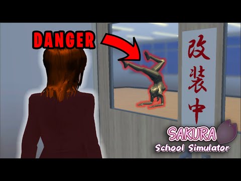 DON'T GO NEAR BRONZE STATUE AT NIGHT - Sakura School Simulator