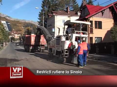 RESTRICTII RUTIERE LA SINAIA
