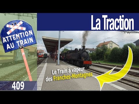 Le train à vapeur des Franches-Montagnes